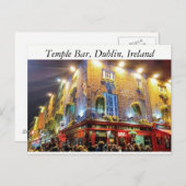 Temple Bar, Dublin, Ierland Briefkaart (Voorkant / Achterkant)
