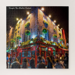 Temple Bar Dublin Ierland. Jigzaag Puzzle Legpuzzel