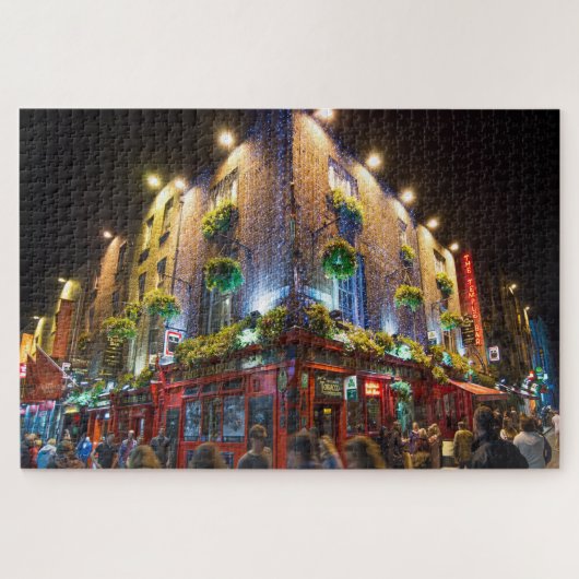 Temple Bar Dublin Ierland. Legpuzzel (Horizontaal)