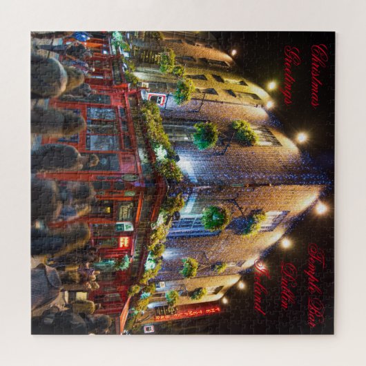 Temple Bar Dublin Ierland. Legpuzzel (Horizontaal)