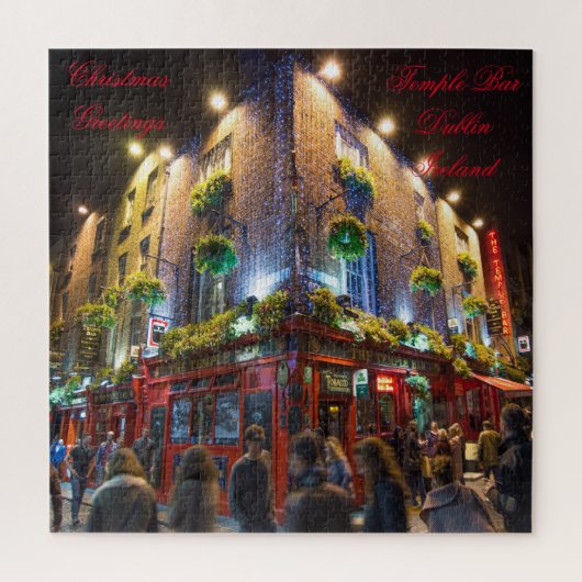 Temple Bar Dublin Ierland. Legpuzzel (Verticaal)