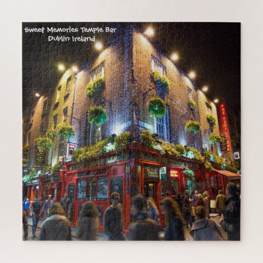 Temple Bar Dublin Irlande. Puzzle (Vertical)