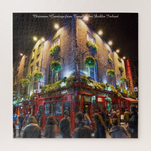 Temple Bar Dublin Irlande. Puzzle (Vertical)