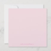 Temple Bruiloft Receptie Kaart Fancy Leaf Borders (Achterkant)