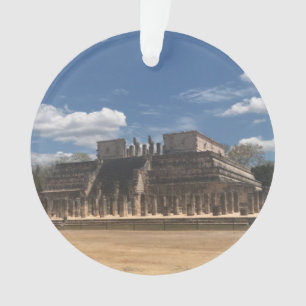 Temple Chichen Itza de l'Ornement des Guerriers