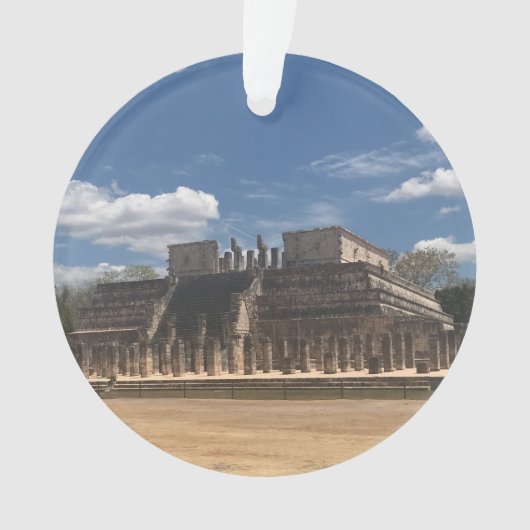 Temple Chichen Itza de l'Ornement des Guerriers (devant)