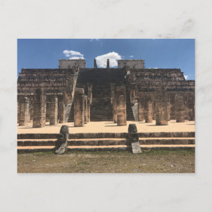 Temple Chichen Itza des Guerriers #2 Carte postale