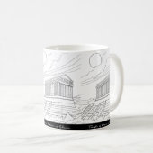 Temple d'Artemis Mug (Devant droit)