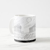 Temple d'Artemis Mug (Devant gauche)