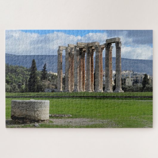 Temple d'Athènes de Zeus Jigsaw Puzzle (Horizontal)