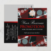 Temple de carte postale Abstrait moderne (Devant / Derrière)