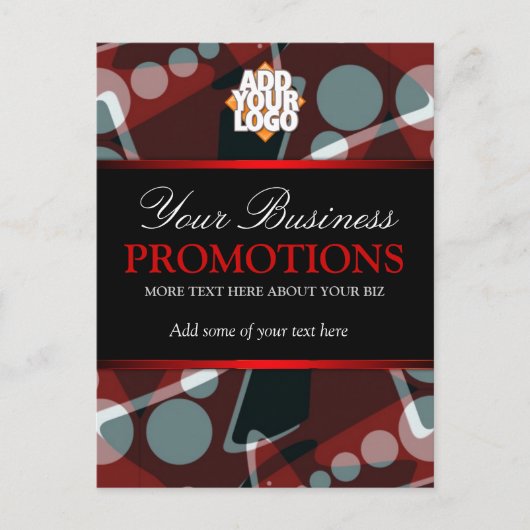 Temple de carte postale Abstrait moderne (Devant)