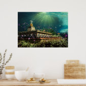 Temple De La Barrière De Corail - Poster (Cuisine)