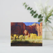 Temple de Sinawava, Sion, Utah, Carte postale (Debout devant)