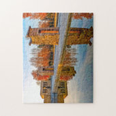 Temple Debod Madrid. Legpuzzel (Verticaal)