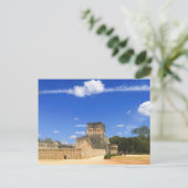 Temple des Jaguars Chichen Itza Carte postale (Debout devant)