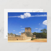 Temple des Jaguars Chichen Itza Carte postale (Devant / Derrière)