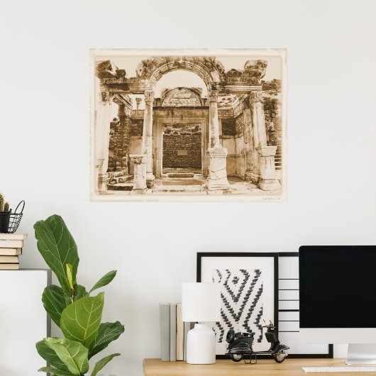 Temple d'Hadrien, Ephèse POSTER (Bureau à domicile)