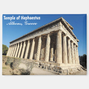 Temple d'Héphaïstos Athènes Grèce Souvenir Magnet