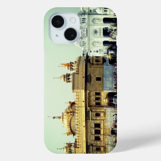Temple d'or, Amritsar, Inde iPhone 15 Coque (Verso)