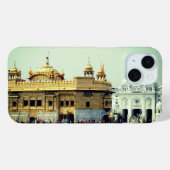 Temple d'or, Amritsar, Inde iPhone 15 Coque (Verso (horizontal))