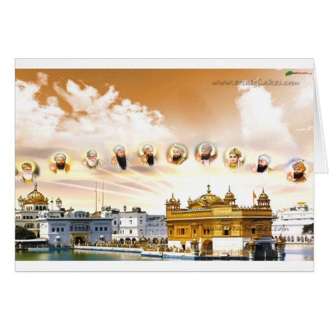 TEMPLE D'OR AVEC LES GOUROUS SIKHS (Devant horizontal)