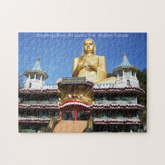 Temple doré du Sri Lanka. Jigsaw Puzzle (Horizontal)