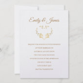 Temple Faire-part de mariage (Devant)