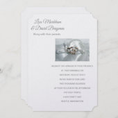 Temple Faire-part de mariage (Devant / Derrière)