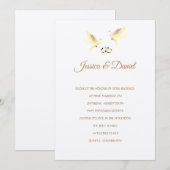 Temple Faire-part de mariage (Devant / Derrière)