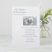 Temple Faire-part de mariage (Debout devant)
