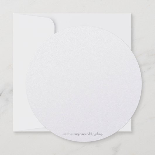 Temple Faire-part de mariage-Cercle éternel (Dos)