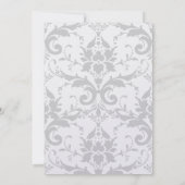 Temple Faire-part de mariage Couronnement d'argent (Dos)