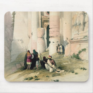 Temple genaamd El Khasne, Petra, 7 maart 1839, pl Muismat