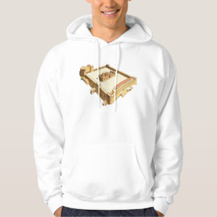 Temple in Jerusalem. Herod's tempel Hoodie