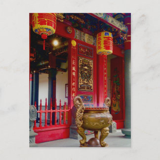 Temple in Yilan, Taiwan Briefkaart