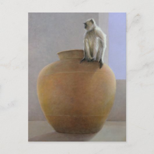 Temple Monkey Briefkaart (Voorkant)