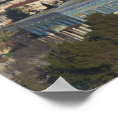 Temple Mount and Dome of the Rock, dawn Poster (Hoek)