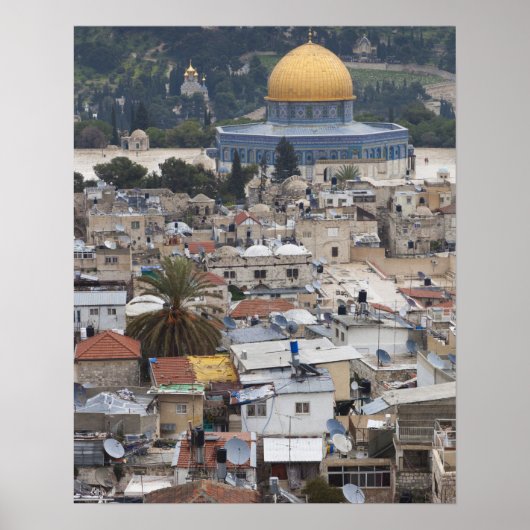 Temple Mount and Dome of the Rock Poster (Voorkant)