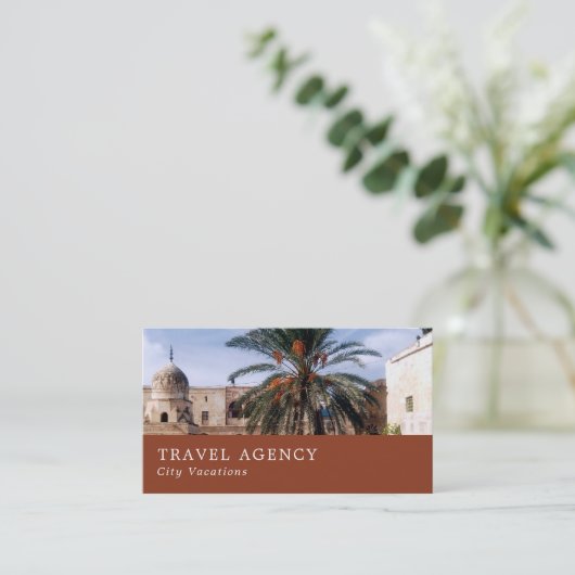 Temple Mount, Jerusalem Carte de visite de l'agent (Debout devant)