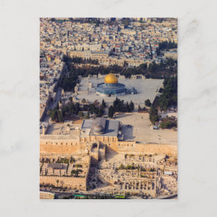 Temple Mount Old City Jerusalem Dome of the Rock Briefkaart