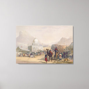 Temple of 'Ahmed Shauh', koning van Afghanistan, K Canvas Afdruk