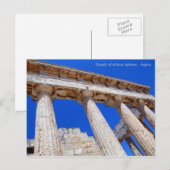 Temple of Athena Aphaea - Aegina Briefkaart (Voorkant / Achterkant)