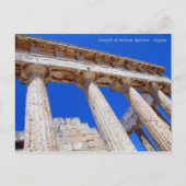 Temple of Athena Aphaea - Aegina Briefkaart (Voorkant)
