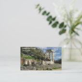 Temple of Athena Pronaea - Delphi Visitekaartje (Staand voorkant)