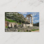 Temple of Athena Pronaea - Delphi Visitekaartje (Achterkant)