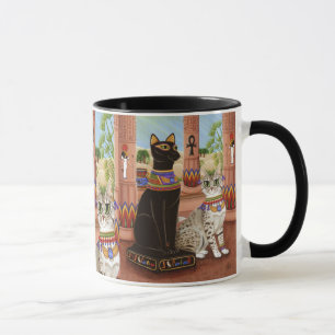 Temple of Bastet Egypt Bast Goddess Cat Art Mok