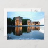 Temple of Debod - Madrid Briefkaart (Voorkant / Achterkant)