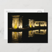 Temple of Debod, Madrid, Spanje Briefkaart (Voorkant / Achterkant)