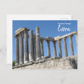 Temple of Diana-Evora- The Real Portugal Briefkaart (Voorkant / Achterkant)